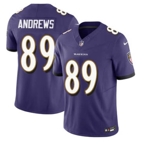 Mens Youths Kids Womens 89 Mark Andrews Purple Stitched Vapor Jersey